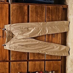High-waisted, Tory Burch cotton cargo pants.